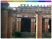 Pillars at Shri Govindaji Temple,Kaina Manipur